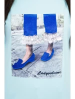 Halenka s 3D grafikou se zirkony mint Halenka s 3D grafikou se zirkony mint