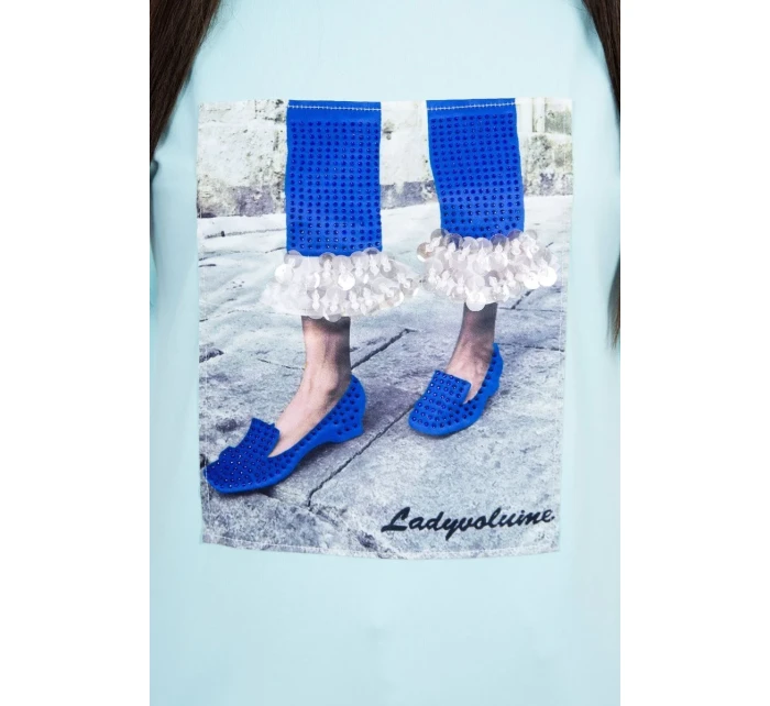 Halenka s 3D grafikou se zirkony mint Halenka s 3D grafikou se zirkony mint