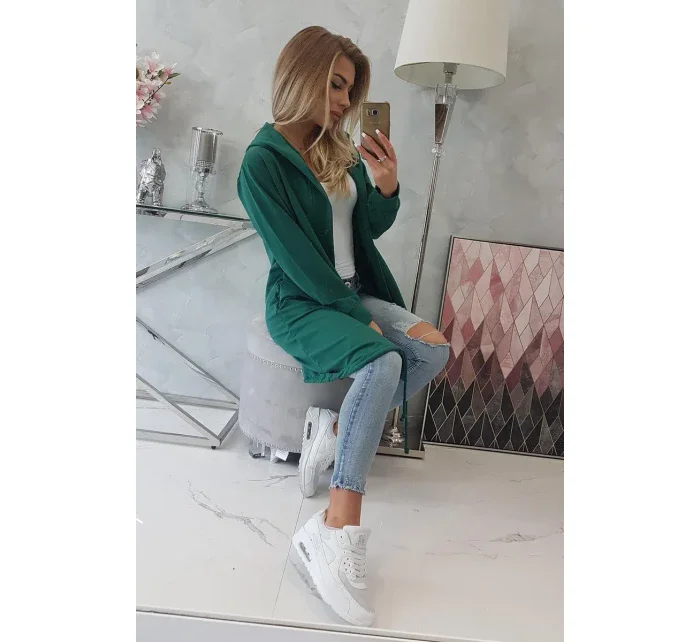 Zelená bunda s potiskem Zelená bunda s potiskem