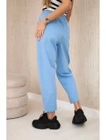 Nohavice s vreckami Summer Punto modré