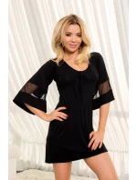 Dámska nočná košeľa Basilan Black - Kalimo
