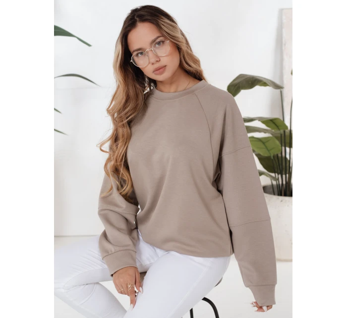 dámská mikina béžová Dstreet model 21976204 - FashionStreet dámská mikina béžová Dstreet model 21976204 - FashionStreet