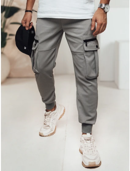 Pánské kalhoty cargo šedé Dstreet model 21982870 - FashionStreet