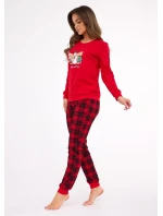 model 21413624 Zimní dlouhé/r Vánoce S2XL dámské pyžamo - Cornette