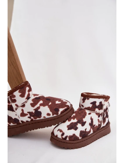 Dětské zimní boty pro mládež s podšívkou s model 21718613 - Boto Dětské zimní boty pro mládež s podšívkou s model 21718613 - Boto