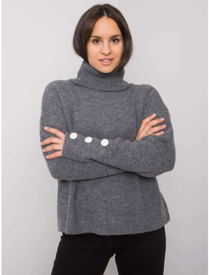 Dámsky sveter LC SW 15 2.01 tmavo šedý