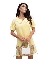 Sukienka MI SK model 22123730 jasny żółty - FPrice