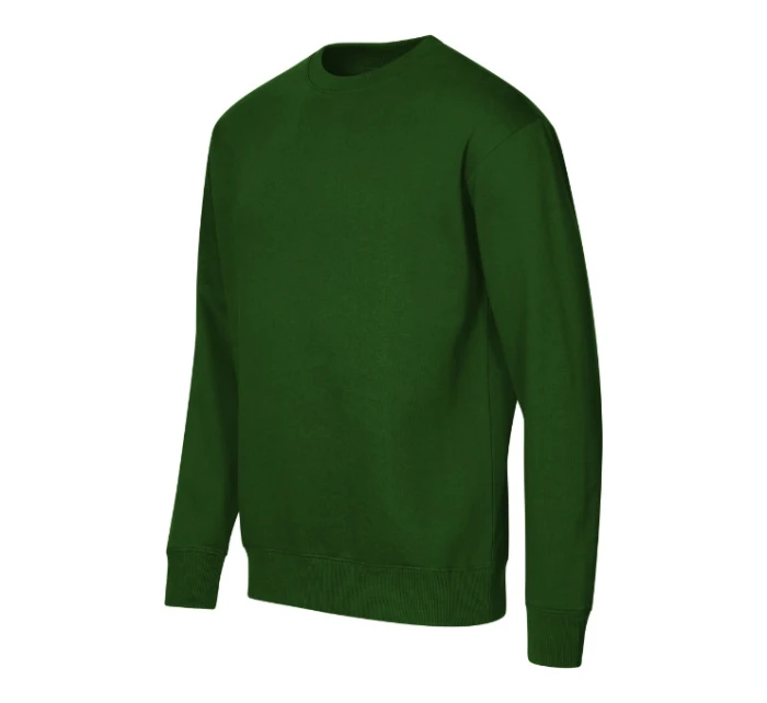 Crew mikina unisex lahvově zelená