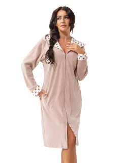 Dámský župan model 21734767 Béžová s ecru - Dorota