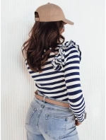 Dámská pruhovaná halenka námořnická modrá Dstreet model 21972874 - FashionStreet