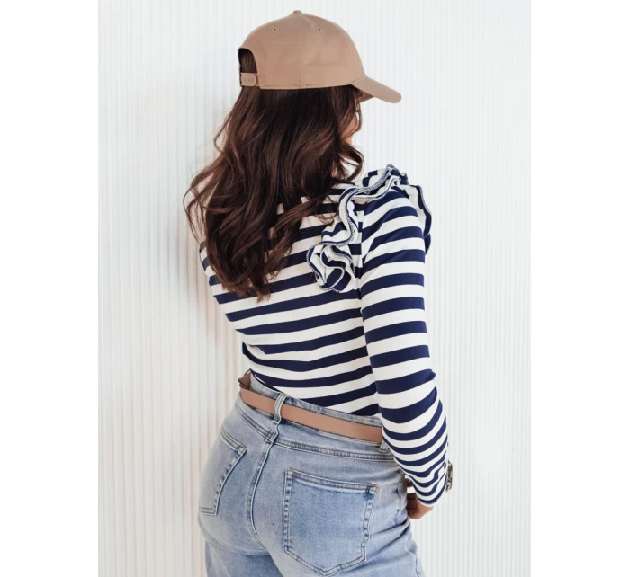 Dámská pruhovaná halenka námořnická modrá Dstreet model 21972874 - FashionStreet
