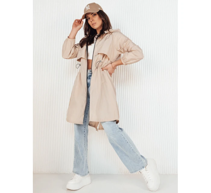 Dámská bunda parka béžová Dstreet model 21972987 - FashionStreet Dámská bunda parka béžová Dstreet model 21972987 - FashionStreet
