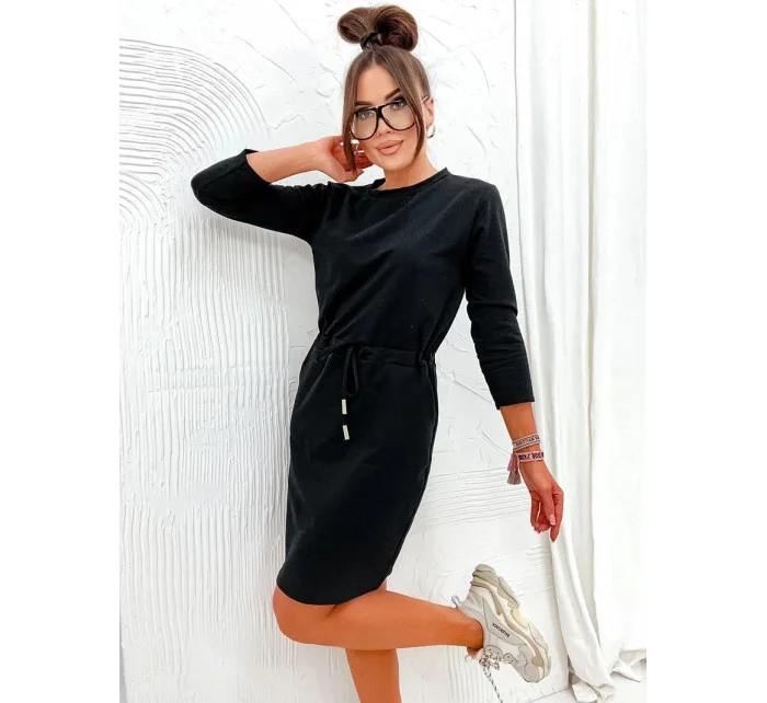 Čierne bavlnené šaty (700) Čierne bavlnené šaty (700)