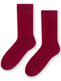 Steven 056 oblek obyčajný farba:bordová 088