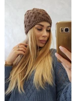 Fleecová čiapka Teresa K285 mocca Fleecová čiapka Teresa K285 mocca