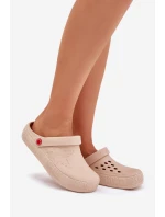 Dámské Lehké Pantofle Big Star model 21682541 Béžové - Big Star Shoes