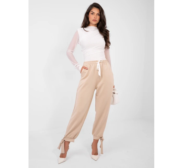 Spodnie IT SP model 21895812 beżowy - FPrice