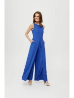 model 19678642 Kombinéza se širokými nohavicemi modrá - Makover