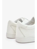 Pánske tenisky z eko kože Big Star Hi-Poly System White