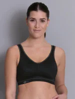 Dámska športová podprsenka Light & firm 5521 001 Black - Anita