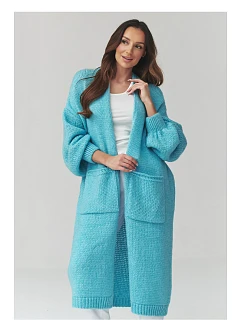 Zapínanie svetra model 226871 Makadamia