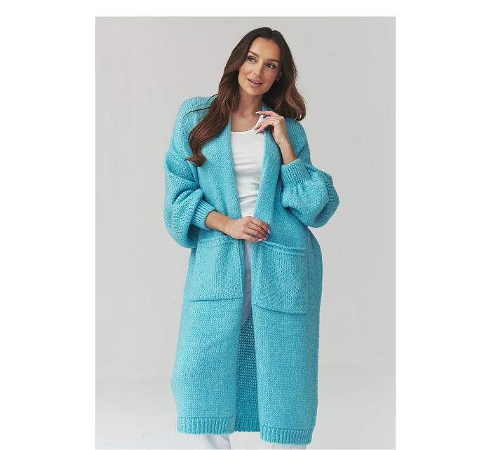 Zapínanie svetra model 226871 Makadamia