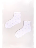YOCLUB SKL-0014 Čipkované ponožky 0-9 mesiacov