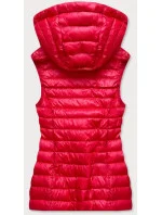 Červená prešívaná dámska vesta (B2721)