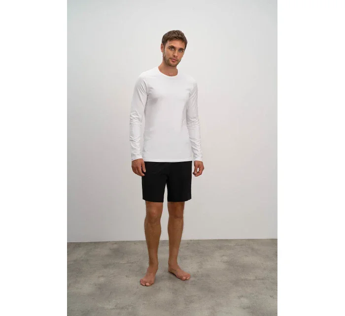 Vamp - Pánske bavlnené tričko s dlhým rukávom 20923 - Vamp Vamp - Pánske bavlnené tričko s dlhým rukávom 20923 - Vamp