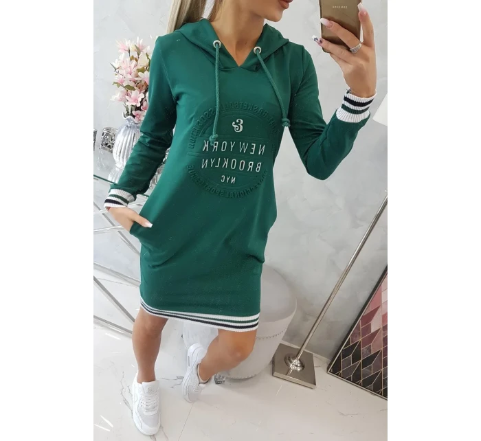 Tmavě zelené šaty Brooklyn Tmavě zelené šaty Brooklyn