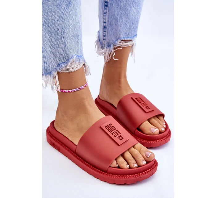 Damskie Klapki Big Star LL274430 Czerwone Damskie Klapki Big Star LL274430 Czerwone