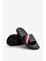 Klasyczne Lekkie Klapki Męskie Czarne Bemostom