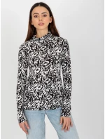 Dámska blúzka LK BZ 509197 1.51P biela a čierna - FPrice
