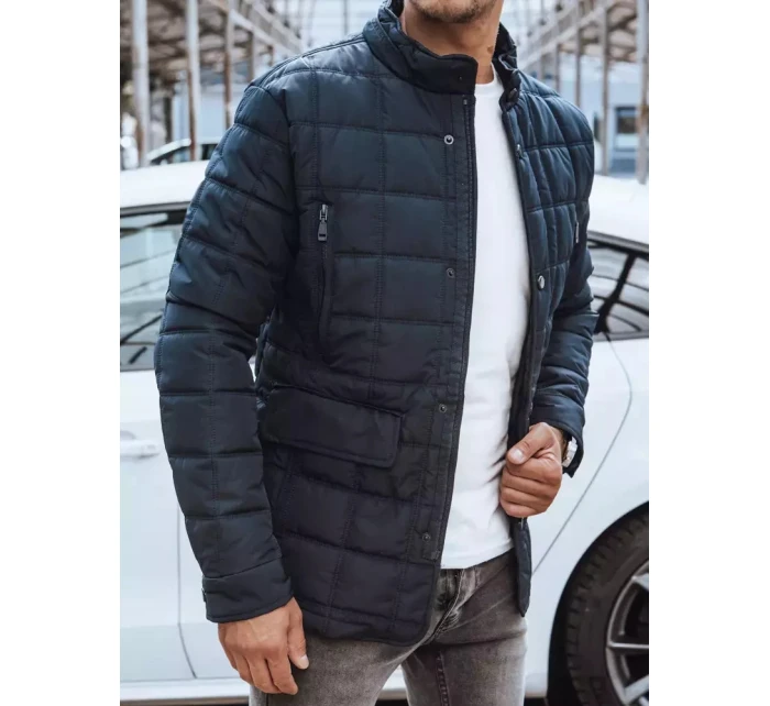 Pánská prošívaná bunda tmavě modrá Dstreet model 21965244 - FashionStreet