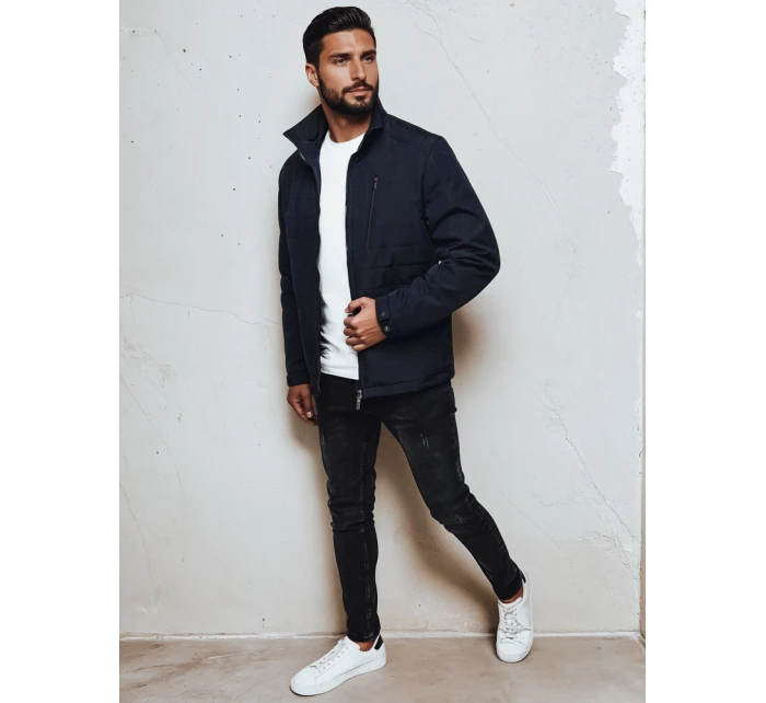 FashionStreet pánska tmavomodrá prechodná bunda TX4987