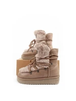 snow boots winter fashion  brown high dámské model 21395346 - D.Franklin