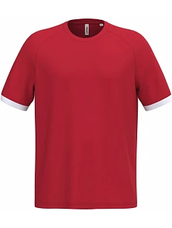 PA Unisex kontrastní sportovní tričko 20. sporty red/white model 22461237 - Kariban ProAct
