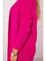 Svetr s netopýřími rukávy růžový model 18978875 - K-Fashion