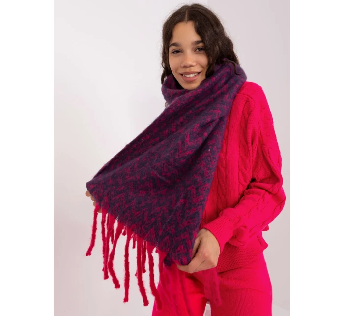 Šatka AT SZ 23125.75 tmavo modrá a červená Šatka AT SZ 23125.75 tmavo modrá a červená