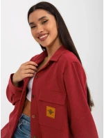 Dámska košeľa LK KS 509164.11 tmavo ružová - FPrice