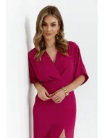 model 20589791 Maxi šaty švestka - Makover model 20589791 Maxi šaty švestka - Makover