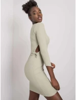 Dámske šaty LK SK 508687.17P pistácie - Lakerta