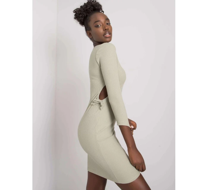 Dámske šaty LK SK 508687.17P pistácie - Lakerta