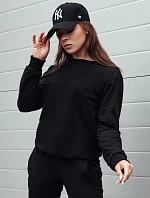 Dámska mikina GLAMFLAIR čierna FashionStreet BY1319