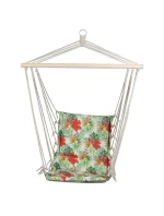 BRAZÍLSKA ZÁVESNÁ SEDACIA SEDAČKA HAMAK 100x50cm PRÍRODA S TROPICKOU DŽUNGĽOU PUSH CUSHION BRAZÍLSKA ZÁVESNÁ SEDACIA SEDAČKA HAMAK 100x50cm PRÍRODA S TROPICKOU DŽUNGĽOU PUSH CUSHION