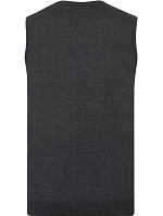 Russell Athletic 716M Svetr s výstrihom do V 11.716M charcoal marl Russell Athletic 716M Svetr s výstrihom do V 11.716M charcoal marl