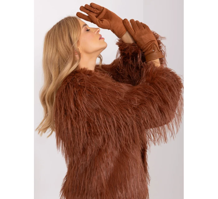 Rukavice AT RK 239507.53P svetlo hnedá