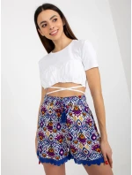 Dámske šortky D73770M62233KB fialová - FPrice