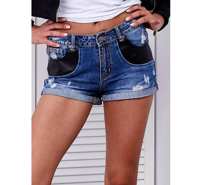 EM SN DY097 šortky.15 modrá