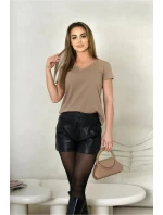 Dámská halenka s krátkým rukávem Dámská halenka s krátkým rukávem